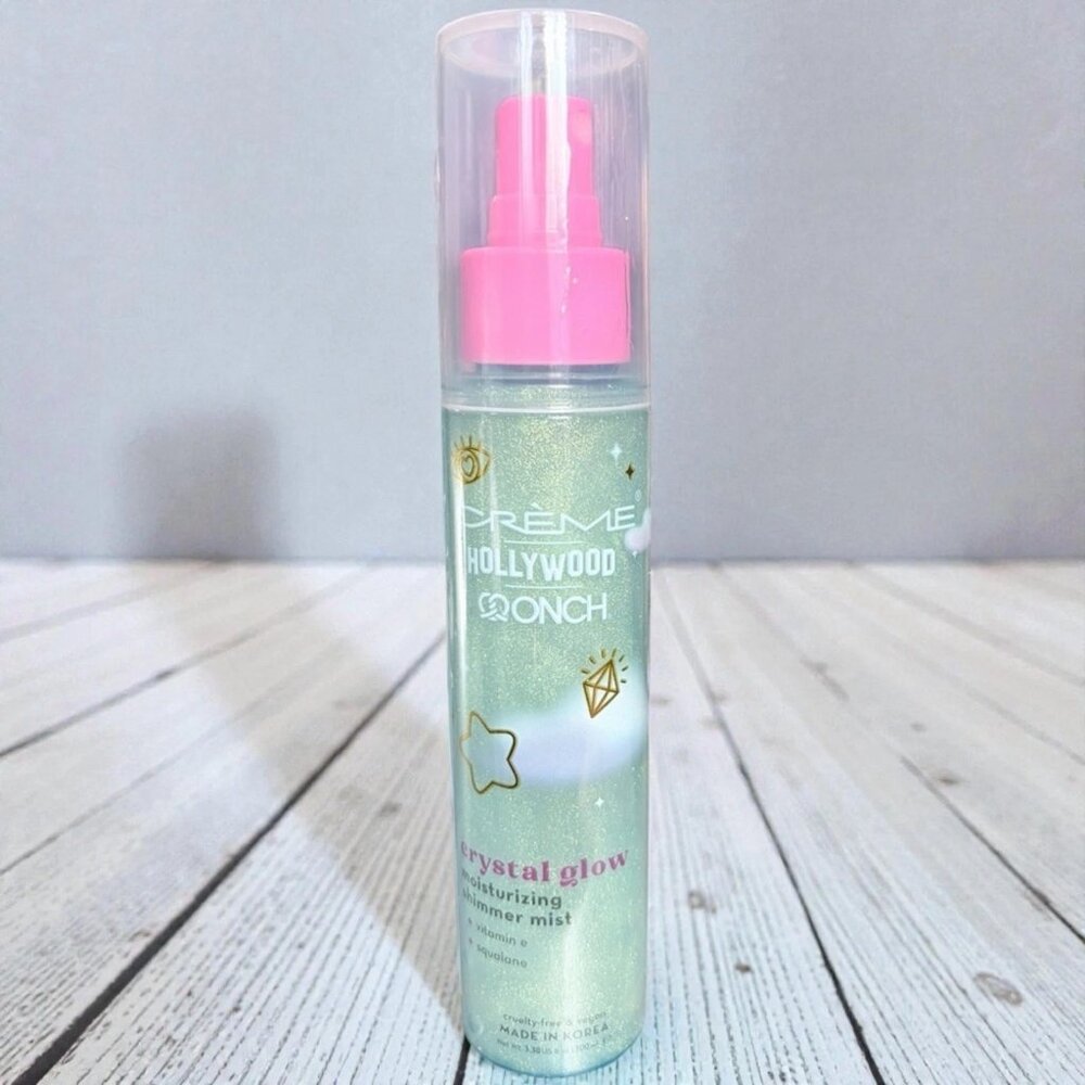 Creme Hollywood Onch Crystal Glow Moisturizing Shimmer Mist NWT